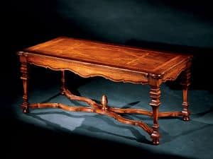 Elena coffee table 762, Small table with handmade inlays