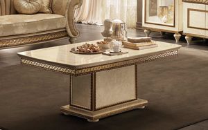 Fantasia coffee table, Coffee table with marble top