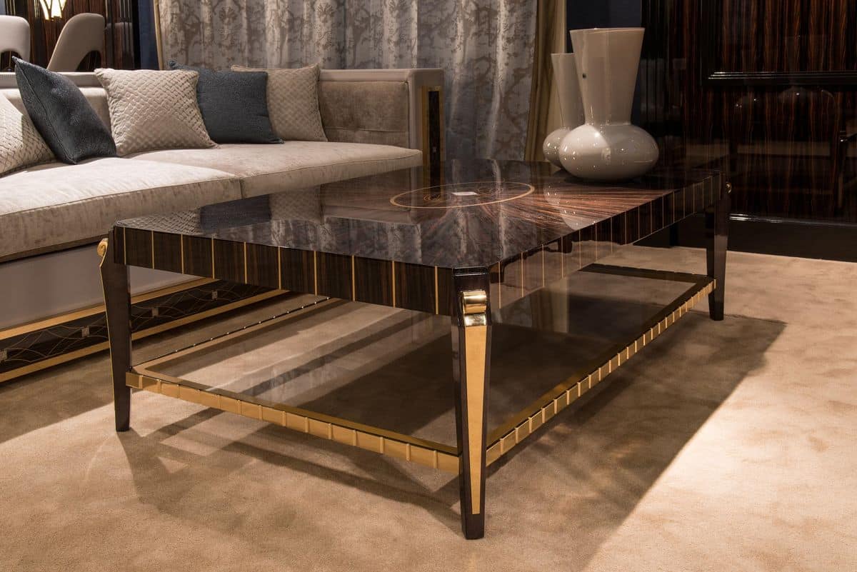 Jeremy glass outlet coffee table