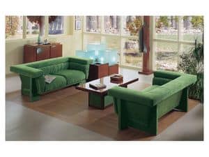Milos Sofa, Elegant upholstered armchair Halls