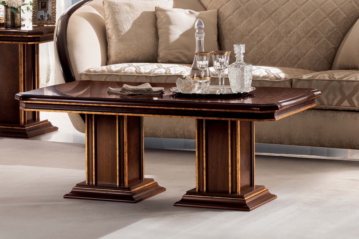 Modigliani rectangular coffee table, Classic coffee table for living room