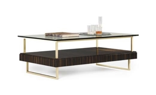 New York small table, Contemporary style coffee table with glass top