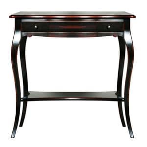 Virginie BR.0304.B, Lacquered coffee table, with drawer and shelf, classic style
