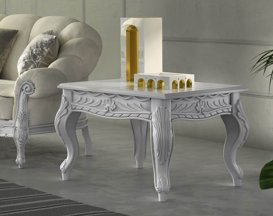 Zaffiro Art. 8241 - 8251, Carved coffee tables in lacquered wood