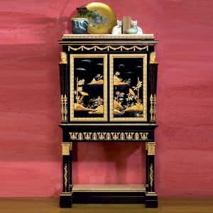 Art. 2098 Chinoiserie Luigi XV, Chinoiseire cabinet, with two doors, decorated by hand