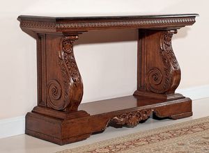 Art. 828 console, Carved console, in different colors