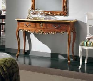 Art. H627 CONSOLE 3C, Luxury classic console, with 3 drawers