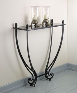 HF2017CO, Iron console with marble top