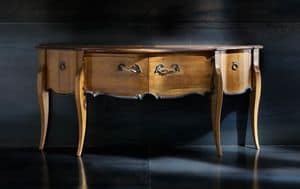 Museum Art. 03.831, Classic console with top in antiqued cherry