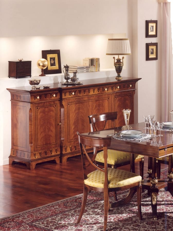 2845 sideboard, Inlaid sideboard, for dining room