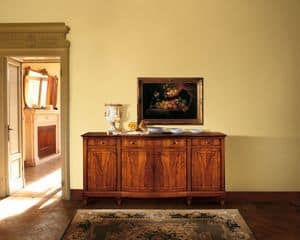 Art. 101/5, Sideboard with 4 doors and 3 drawers, classic luxury style