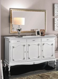 Art. 3160, White lacquered sideboard