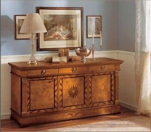 Art. 527/C3, Sideboard with 3 doors ideal for classic dining room