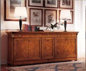 Art. 781/C5, Sideboard with 5 doors suited for classic dining room