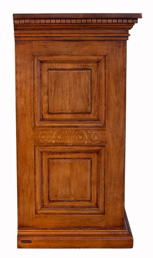 Fosciandora ME.0448, Walnut sideboard with 3 doors, inlaid, classic