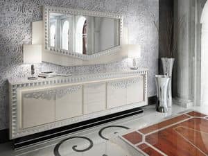 Las Vegas sideboard, Sideboard with drawers, luxury classic style