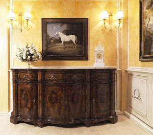 Lombarda sideboard 866, Cupboard for the dining room, classic style