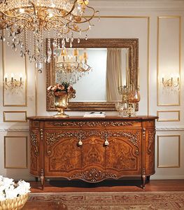 Reggenza Luxury X033, Classic sideboard with precious carvings