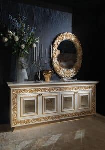 Summertime MB/124, Classic sideboard with mirror, in classical style