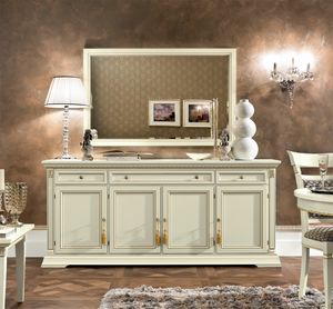 Treviso sideboard, Wooden sideboard, classic style