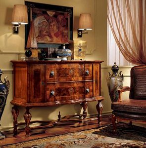 Venezia sideboard 827, Classic style sideboard with inlays