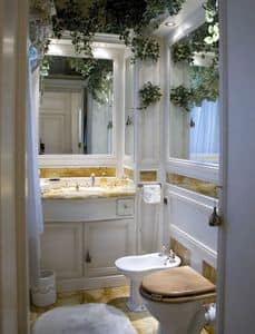 Bathroom Boiserie , Boiserie for bathrooms with marble finishings, classic style