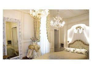 Bedroom Boiserie 2, Boiserie for bedrooms, lacquered white