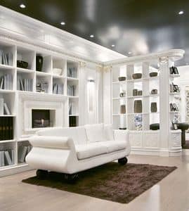 Boiserie Classmode, Decorative panneling for living room, modular, luxury