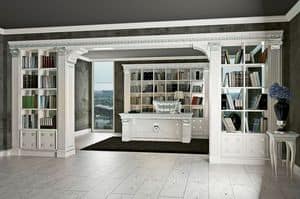 Boiserie office Classmode, Luxury classic pannelling, customizable, for living room