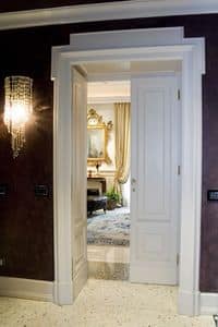 Internal Door, Double door made of solid wood, classic style