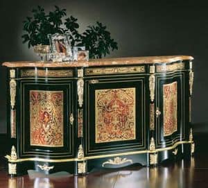 1160, Sideboard with 3 doors, in luxury classic style