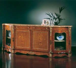 820, Classic sideboard, with 4 doors, in rosewood