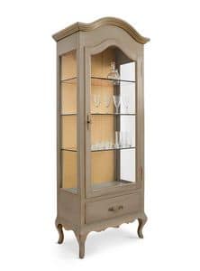 ARA Art. 1492, Lacquered display cabinet, classic luxury, for sitting room