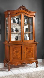 Art. 2238, Victorian style glass cabinet