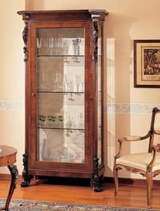 Art. 295, Hand decorated display cabinet, for jewellery shop