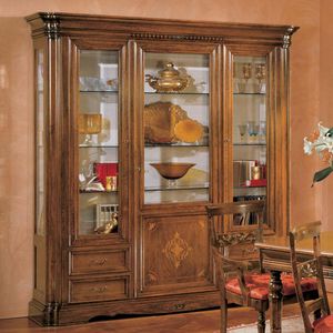 I Dogi di Venezia DOGI-E605, Inlaid 3-door display cabinet