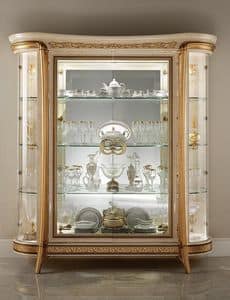 Melodia display cabinet, Classic display cabinet, with 1 or 2 doors, for dining in style