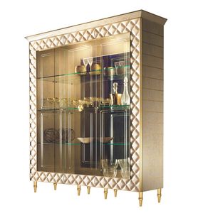 SIPARIO display cabinet 3, Classic display cabinet with 3 glass doors