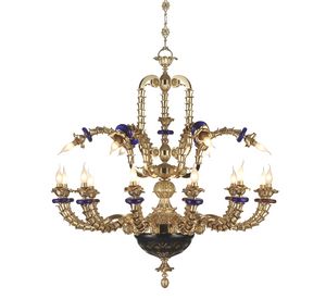 900Q001, Chandelier in classic style, made of bronze
