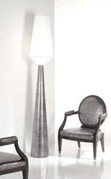 Ginger, Floor lamp covered in leather