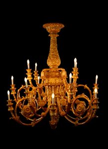 LAMP ART. LM 0053, Luxurious hand carved chandelier