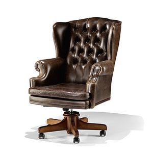 1760/A, Classic leather office armchairs