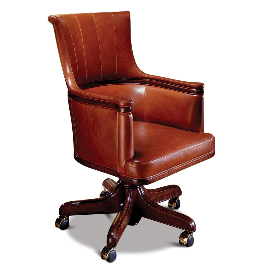 REAGAN, Executive office armchair in leather