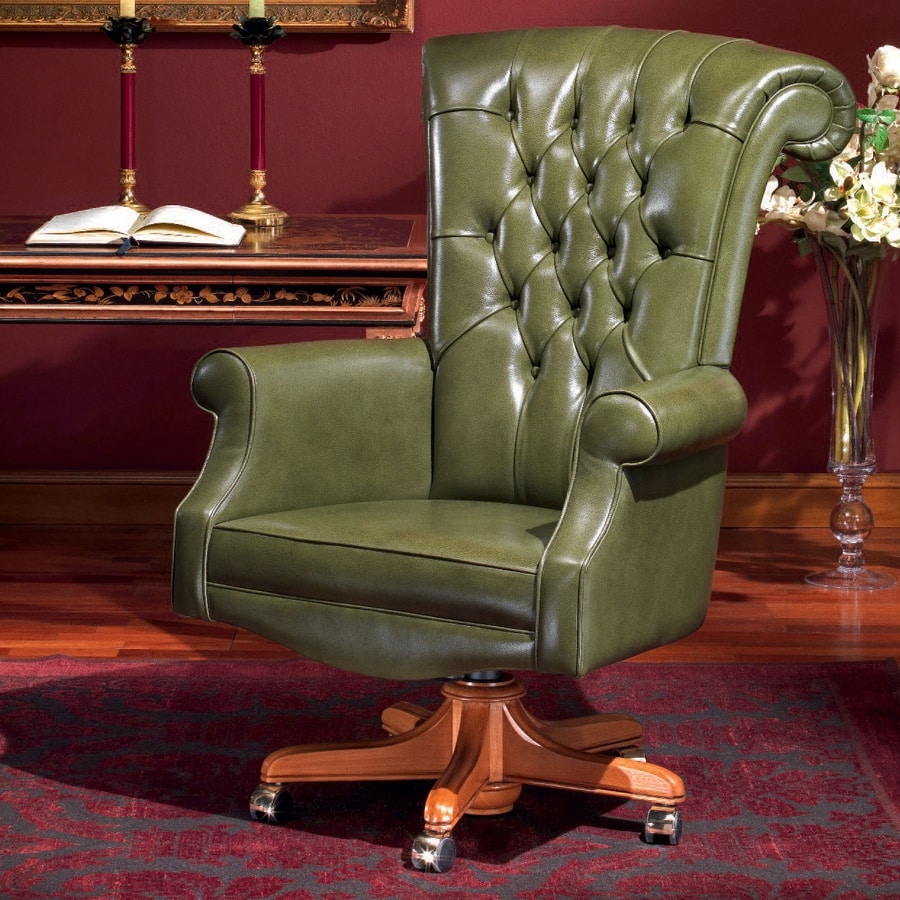 TRUMP, Presidential office chair, in leather