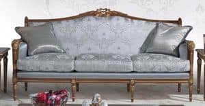 219/3, Classic style three seater sofa, handmade