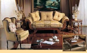 3285 SOFA' 3 SEATER IMPERO, Classic sofa, for luxury hotels and villas