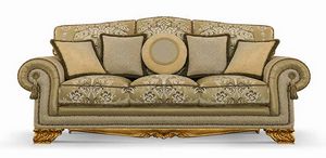 4642/L3, Three seats sofa for classical sitting rooms
