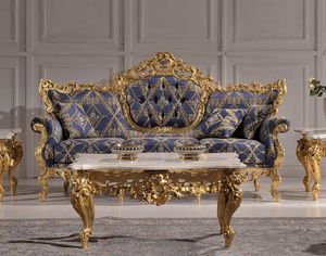 Art. MARIA.3S, Classic sofa with prestigious carvings