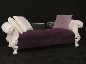 Daniela Plexi, Sofa carved handcrafted, classic style