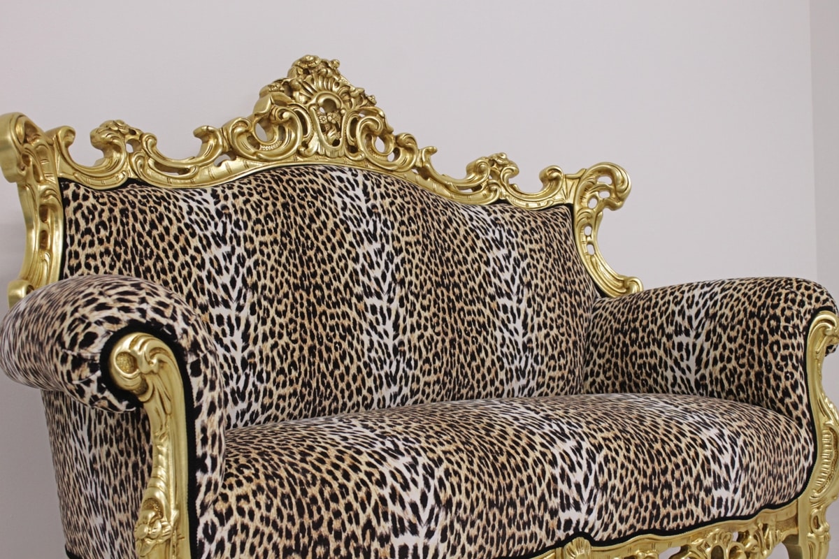 Finlandia fabric 2-seater, Baroque Style Classic Sofa